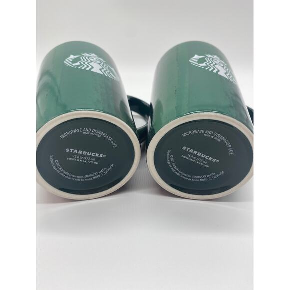 2 -16 fluid oz Starbucks coffee mugs - Picture 6 of 9